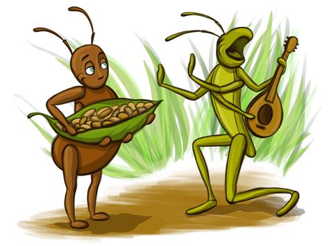 The Ant and the Grasshopper! - A Timeless Ethiopian Fable About Preparedness and Consequences